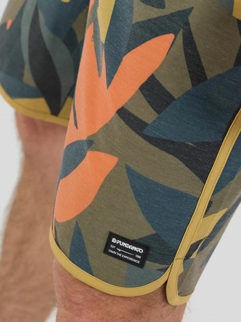 Fundango Neal Boardshorts férfi boardshort sárga színben 6