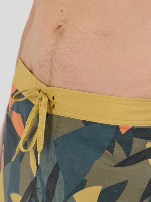 Fundango Neal Boardshorts férfi boardshort sárga színben 7