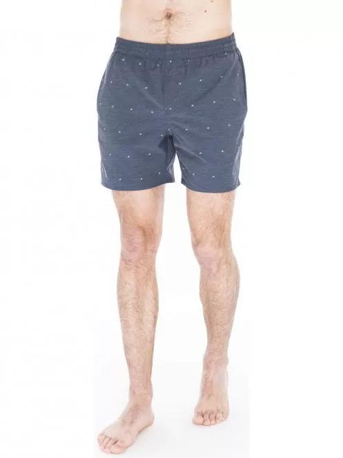 Fundango Bono print férfi beach short sötétkék színben 2