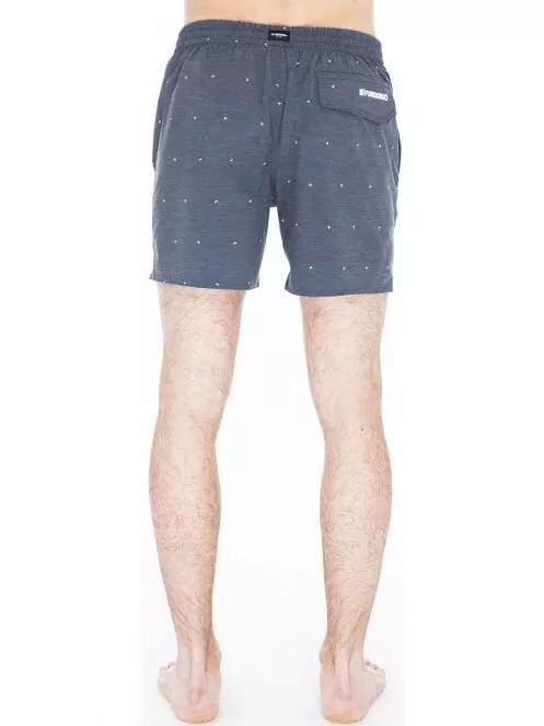 Fundango Bono print férfi beach short sötétkék színben 3