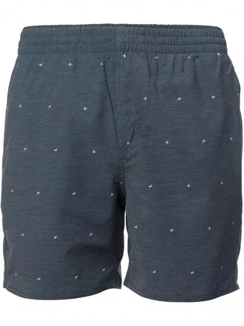Fundango Bono print férfi beach short sötétkék színben 4