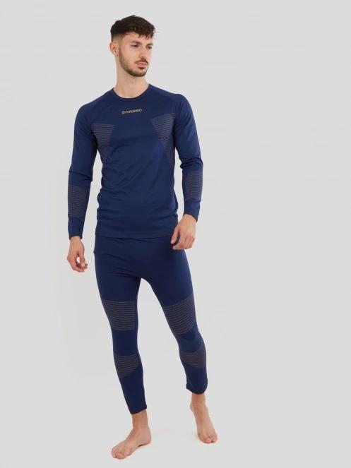 Fundango Seamless Baselayer Set férfi aláöltöző szett sötétkék színben 2