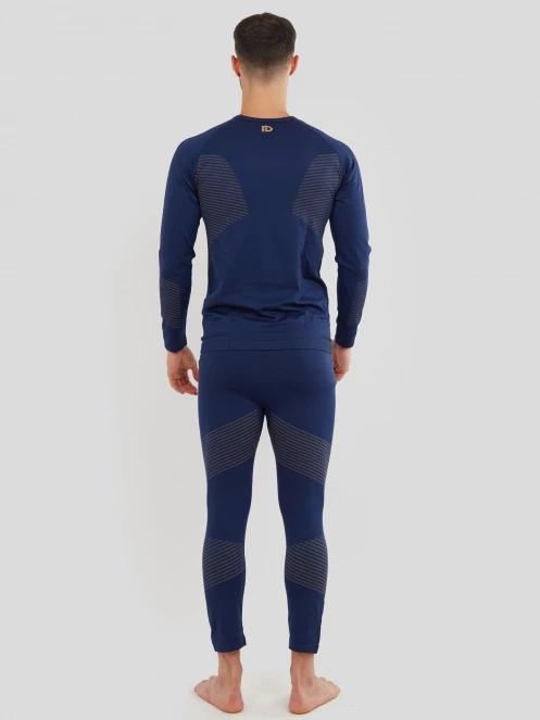 Fundango Seamless Baselayer Set férfi aláöltöző szett sötétkék színben 3