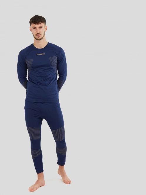Fundango Seamless Baselayer Set férfi aláöltöző szett sötétkék színben 4