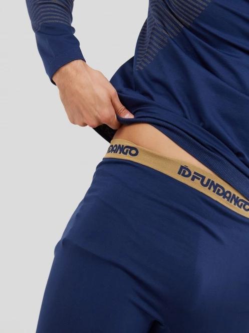 Fundango Seamless Baselayer Set férfi aláöltöző szett sötétkék színben 6