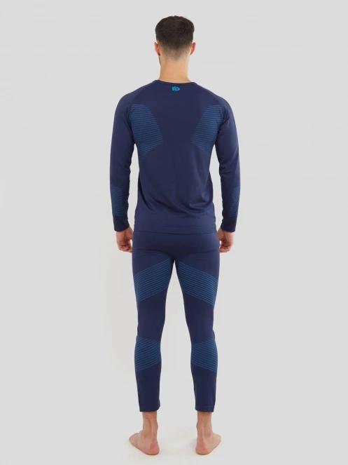 Fundango Seamless Baselayer Set férfi aláöltöző szett sötétkék színben 3
