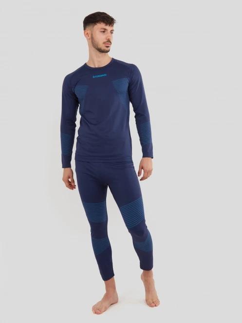 Fundango Seamless Baselayer Set férfi aláöltöző szett sötétkék színben 5