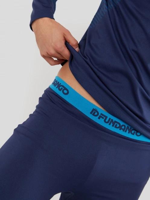 Fundango Seamless Baselayer Set férfi aláöltöző szett sötétkék színben 7