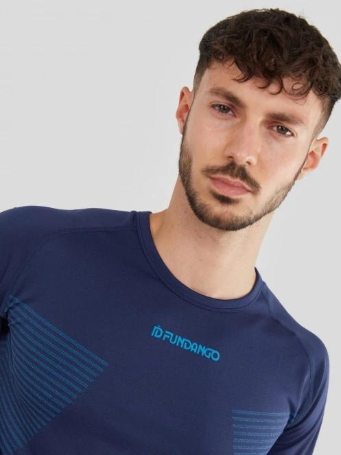 Fundango Seamless Baselayer Set férfi aláöltöző szett sötétkék színben 8