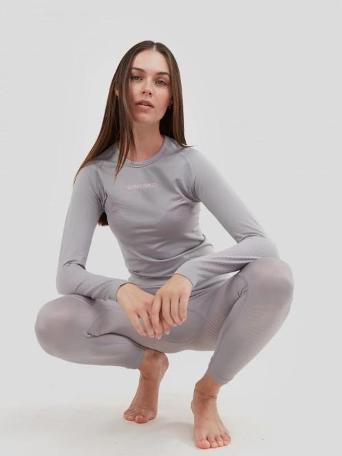 Fundango Seamless Baselayer Set női aláöltöző szett szürke színben 6