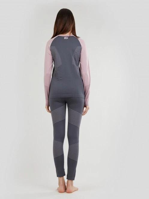 Fundango Seamless Baselayer Set női aláöltöző szett szürke színben 3