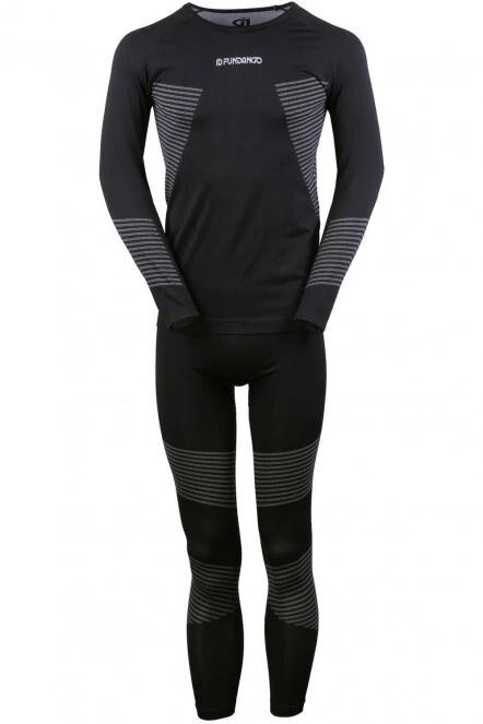 Fundango Seamless Baselayer Set férfi aláöltöző szett fekete színben 6