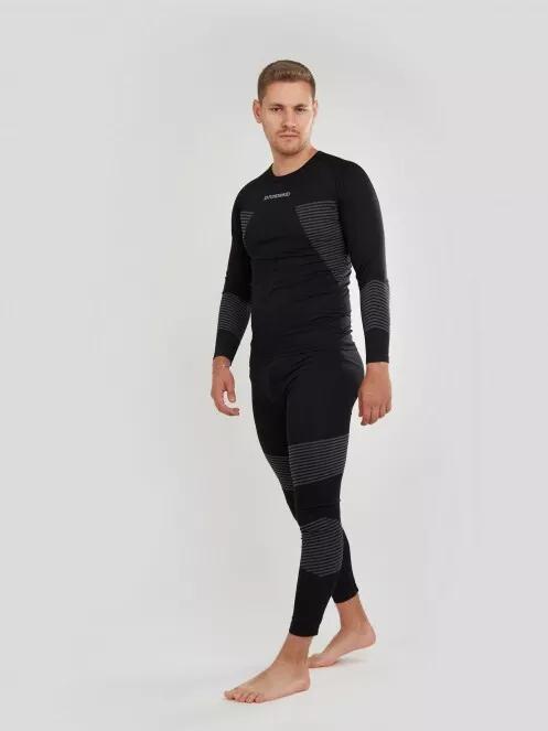 Fundango Seamless Baselayer Set férfi aláöltöző szett fekete színben 4