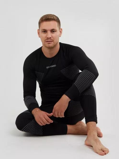 Fundango Seamless Baselayer Set férfi aláöltöző szett fekete színben 5