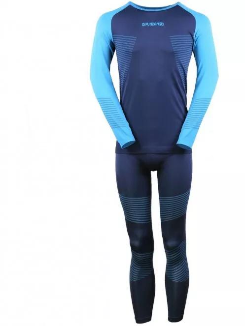 Fundango SEAMLESS  Baselayer Set férfi aláöltöző szett sötétkék színben 5