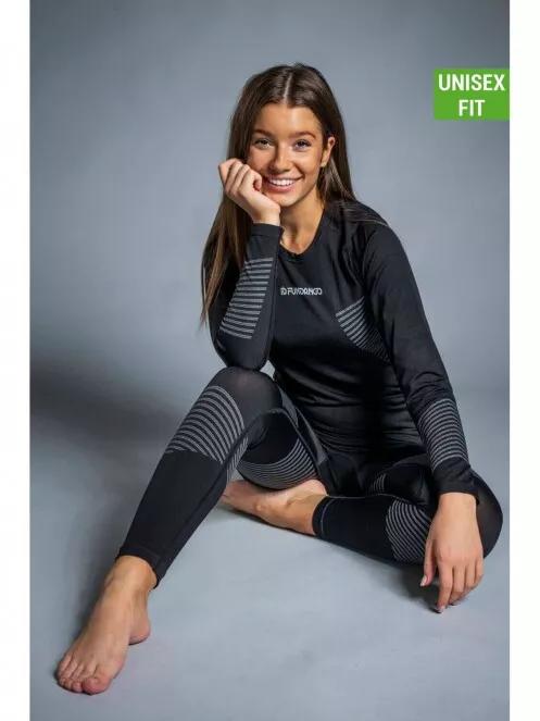 Fundango SEAMLESS  Baselayer Set férfi aláöltöző szett fekete színben 3