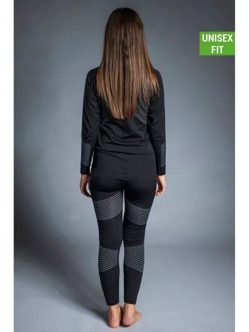 Fundango SEAMLESS  Baselayer Set férfi aláöltöző szett fekete színben 4