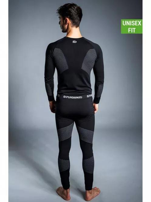 Fundango SEAMLESS  Baselayer Set férfi aláöltöző szett fekete színben 6