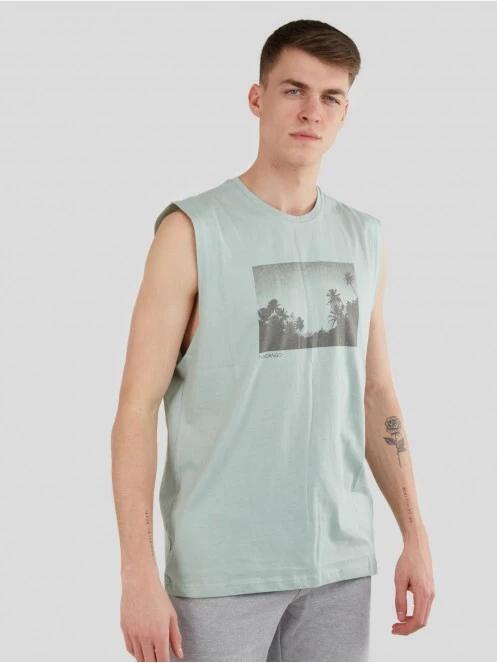 Fundango Glader Tank-T férfi atléta zöld színben 2