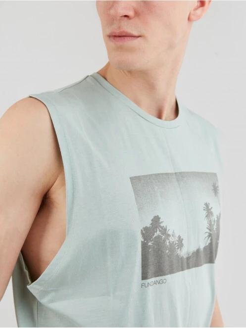 Fundango Glader Tank-T férfi atléta zöld színben 5