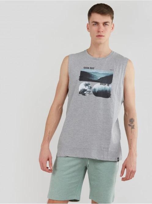 Fundango Glader Tank-T férfi atléta szürke színben 2