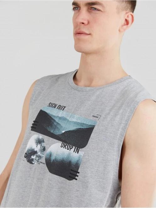 Fundango Glader Tank-T férfi atléta szürke színben 6