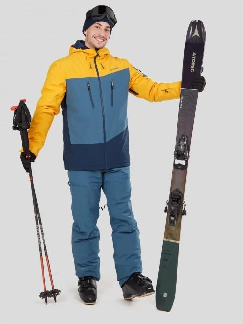 Fundango Teak Pants férfi sínadrág sötétkék színben 4