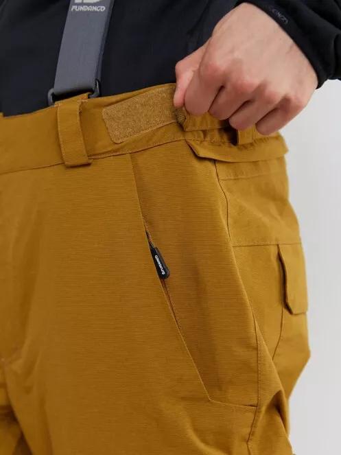 Fundango Sierra Colourblock Pants férfi sínadrág barna színben 6
