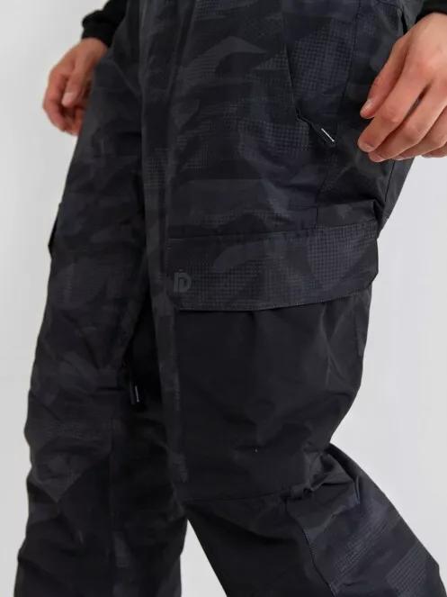 Fundango Sierra Colourblock Pants férfi sínadrág fekete színben 5
