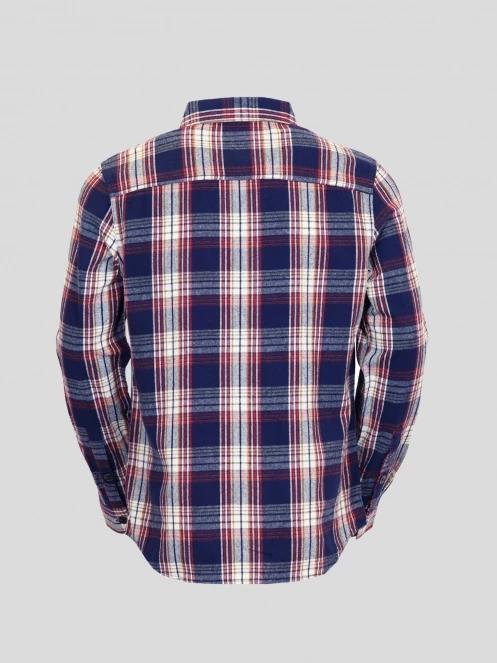Fundango Harris Shirt férfi hosszú ujjú ing sötétkék színben 10