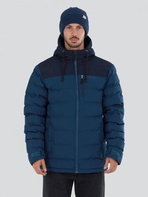 Fundango Passat Padded Jacket férfi steppelt átmeneti kabát kék színben 2