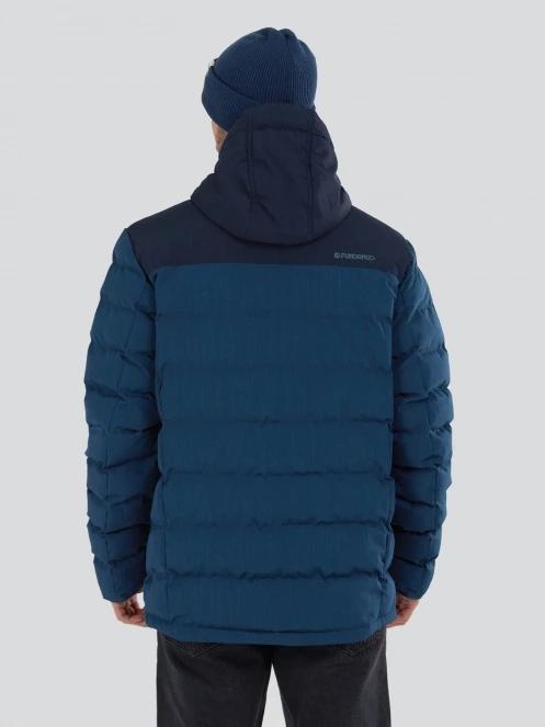 Fundango Passat Padded Jacket férfi steppelt átmeneti kabát kék színben 3