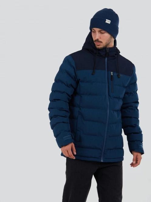 Fundango Passat Padded Jacket férfi steppelt átmeneti kabát kék színben 5