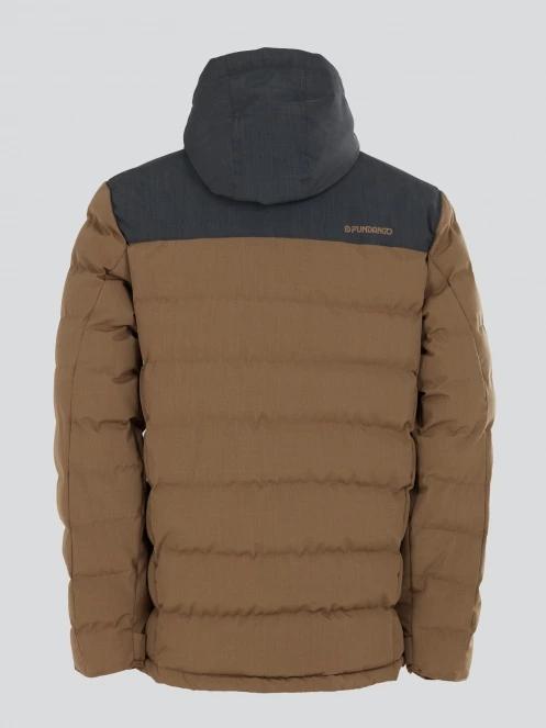 Fundango Passat Padded Jacket férfi steppelt átmeneti kabát barna színben 9