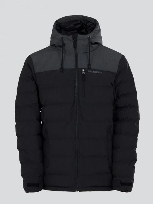 Fundango Passat Padded Jacket férfi steppelt átmeneti kabát fekete színben 8