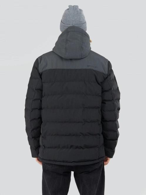 Fundango Passat Padded Jacket férfi steppelt átmeneti kabát fekete színben 3