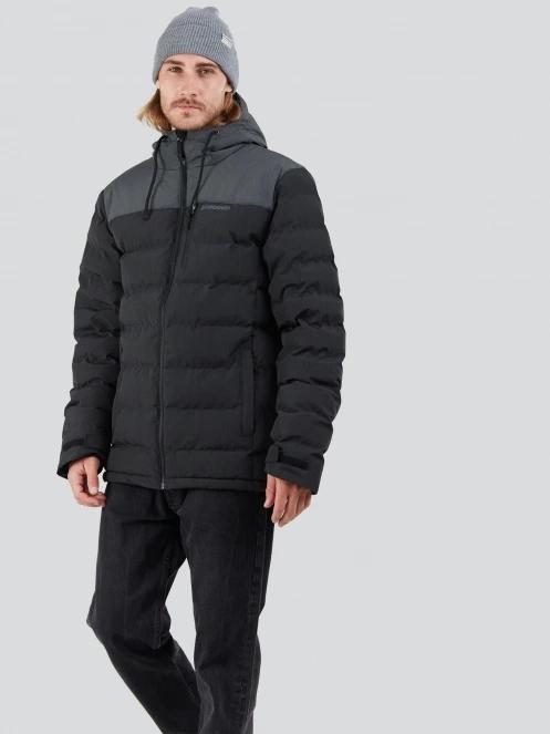 Fundango Passat Padded Jacket férfi steppelt átmeneti kabát fekete színben 5