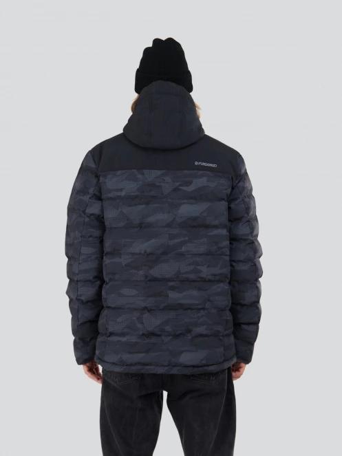 Fundango Passat Padded Jacket férfi steppelt átmeneti kabát szürke színben 3