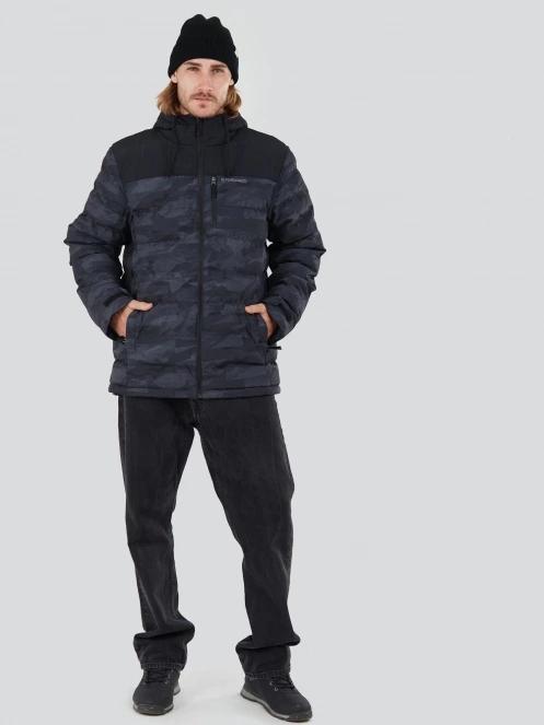 Fundango Passat Padded Jacket férfi steppelt átmeneti kabát szürke színben 4