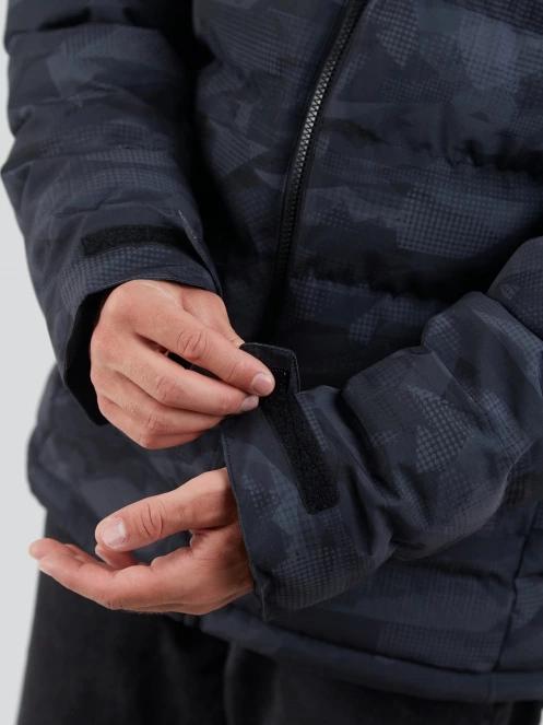 Fundango Passat Padded Jacket férfi steppelt átmeneti kabát szürke színben 6