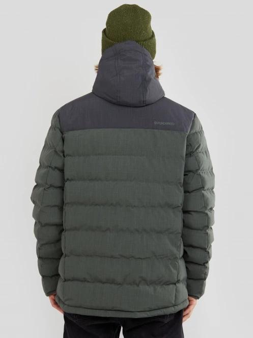 Fundango Passat Padded Jacket férfi steppelt átmeneti kabát zöld színben 3