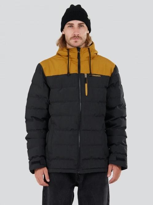 Fundango Passat Padded Jacket férfi steppelt átmeneti kabát fekete színben 2