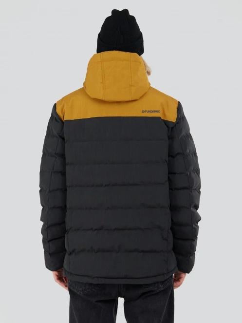 Fundango Passat Padded Jacket férfi steppelt átmeneti kabát fekete színben 3