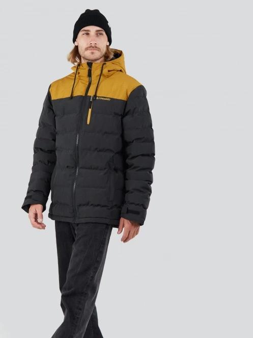 Fundango Passat Padded Jacket férfi steppelt átmeneti kabát fekete színben 5