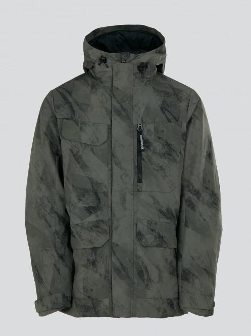 Fundango Perill Parka Jacket férfi télikabát oliva színben 8