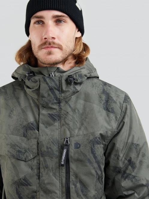 Fundango Perill Parka Jacket férfi télikabát oliva színben 5