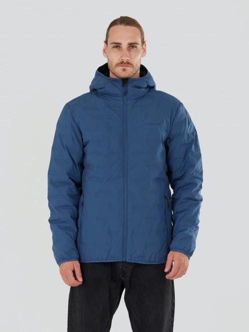 Fundango Smoke Hooded Jacket férfi túrakabát kék színben 2