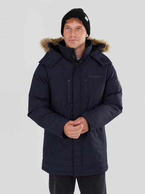 Fundango Spirit Parka Jacket férfi télikabát sötétkék színben 2
