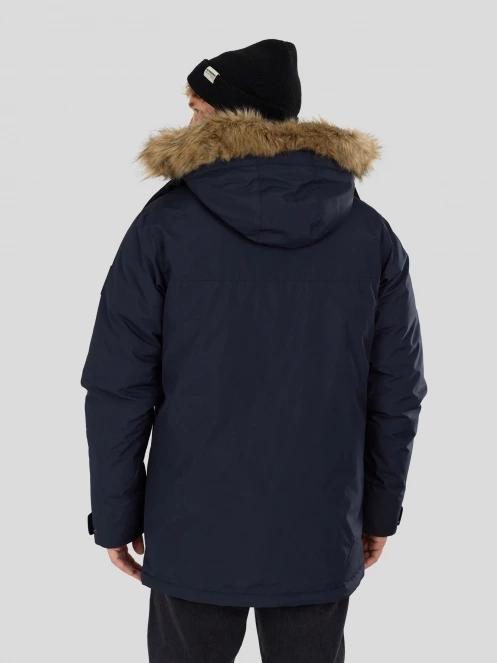 Fundango Spirit Parka Jacket férfi télikabát sötétkék színben 3