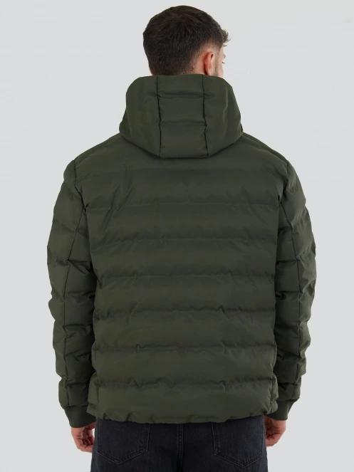 Fundango Patriot Padded Jacket férfi átmeneti kabát oliva színben 3